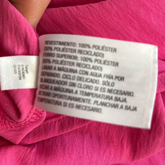 A New Day Spaghetti Strap Adjustable Slip Dress Large Maxi Barbie Pink Pockets - Picture 10 of 12